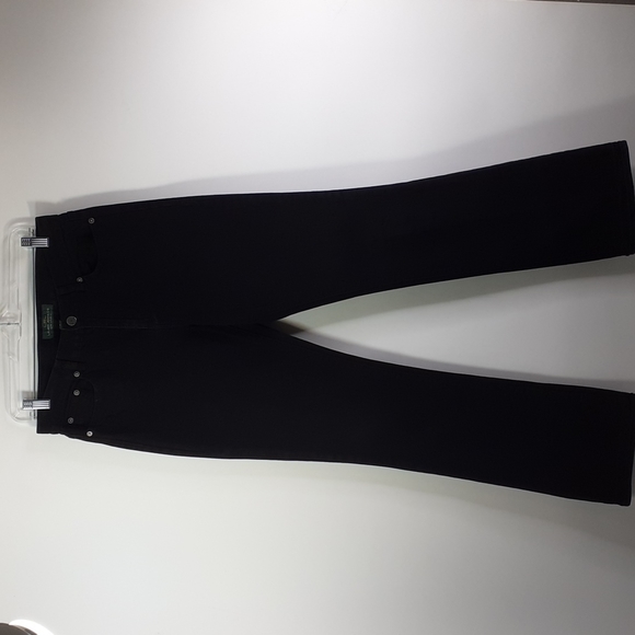 Lauren Ralph Lauren Jean Classic Bootcut Black Jeans Women's Size 6 - Picture 1 of 16